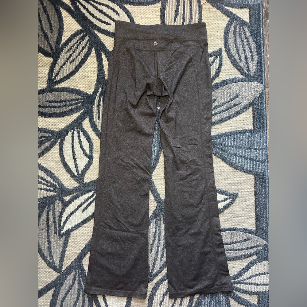 Athleta Gray Flare Leg Leggings Medium Tall - Picture 3 of 5